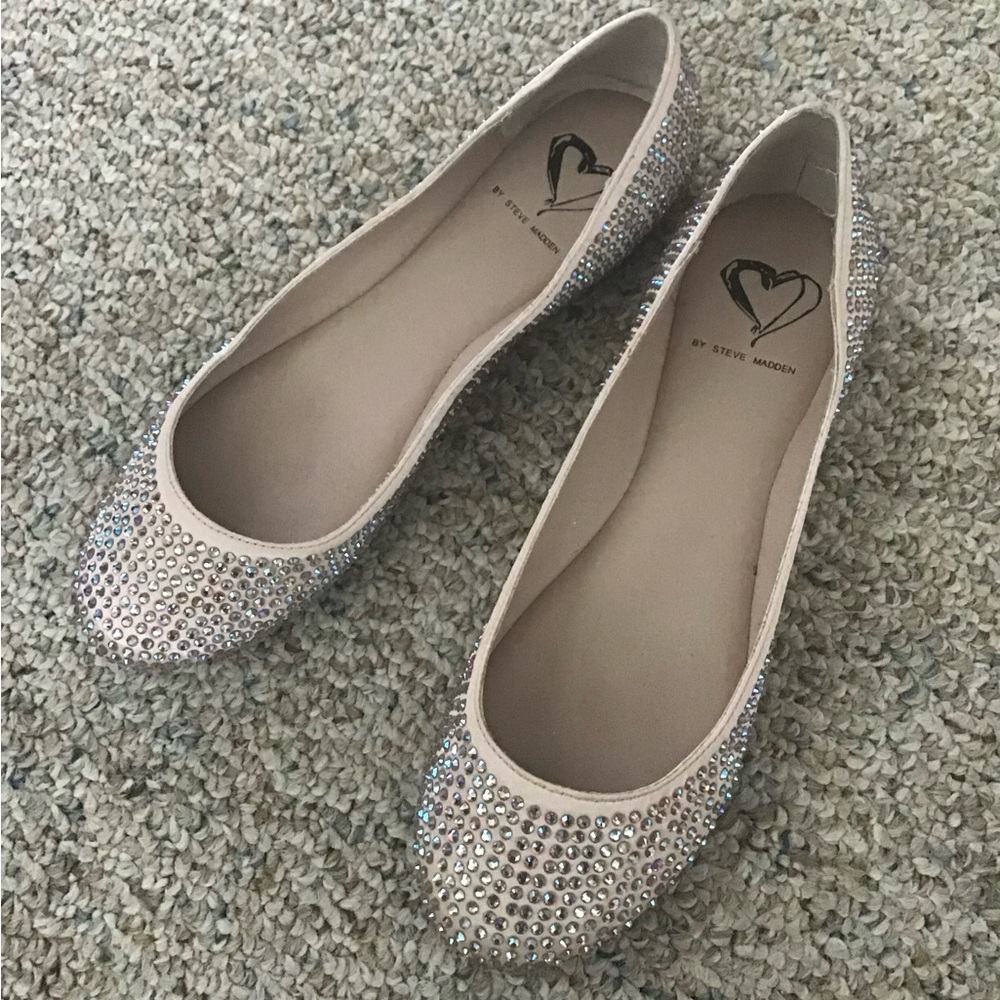 Sassy Steve Madden Bling Flat Shoe